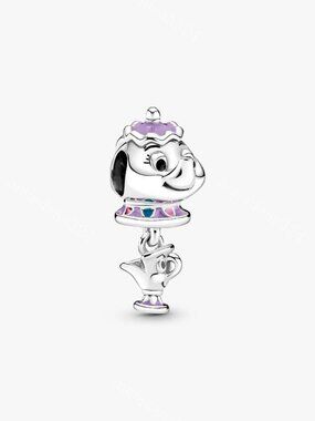 Pandora Disney Beauty and the Beast Mrs. Potts and Chip Dangle Charm